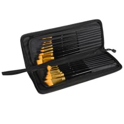 Eono 15 Pcs Paint Brush Set with a Paint Brush Holder