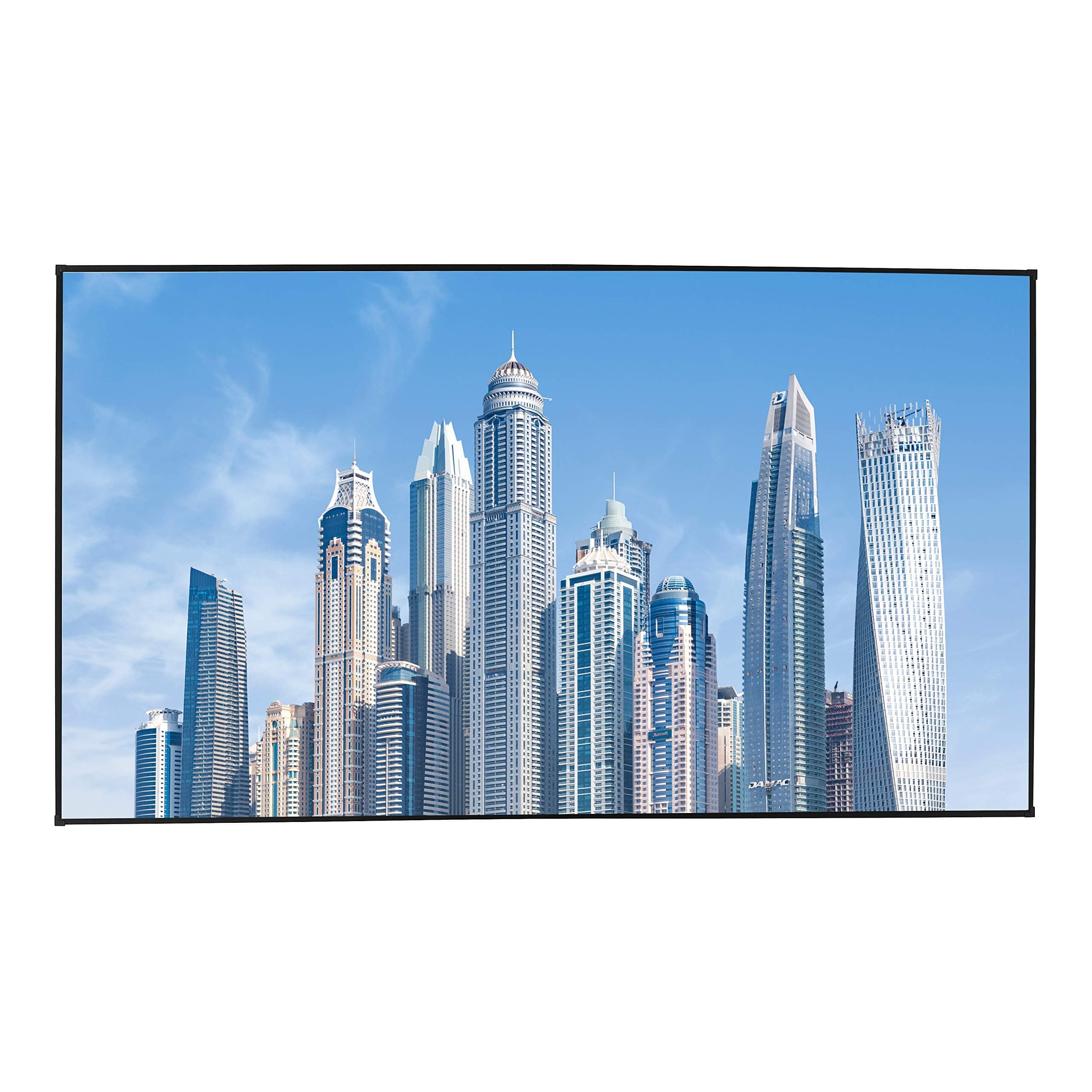 AmazonBasics Edge Free Projector Screen 120-Inch 16: 9, 4K (Renewed)