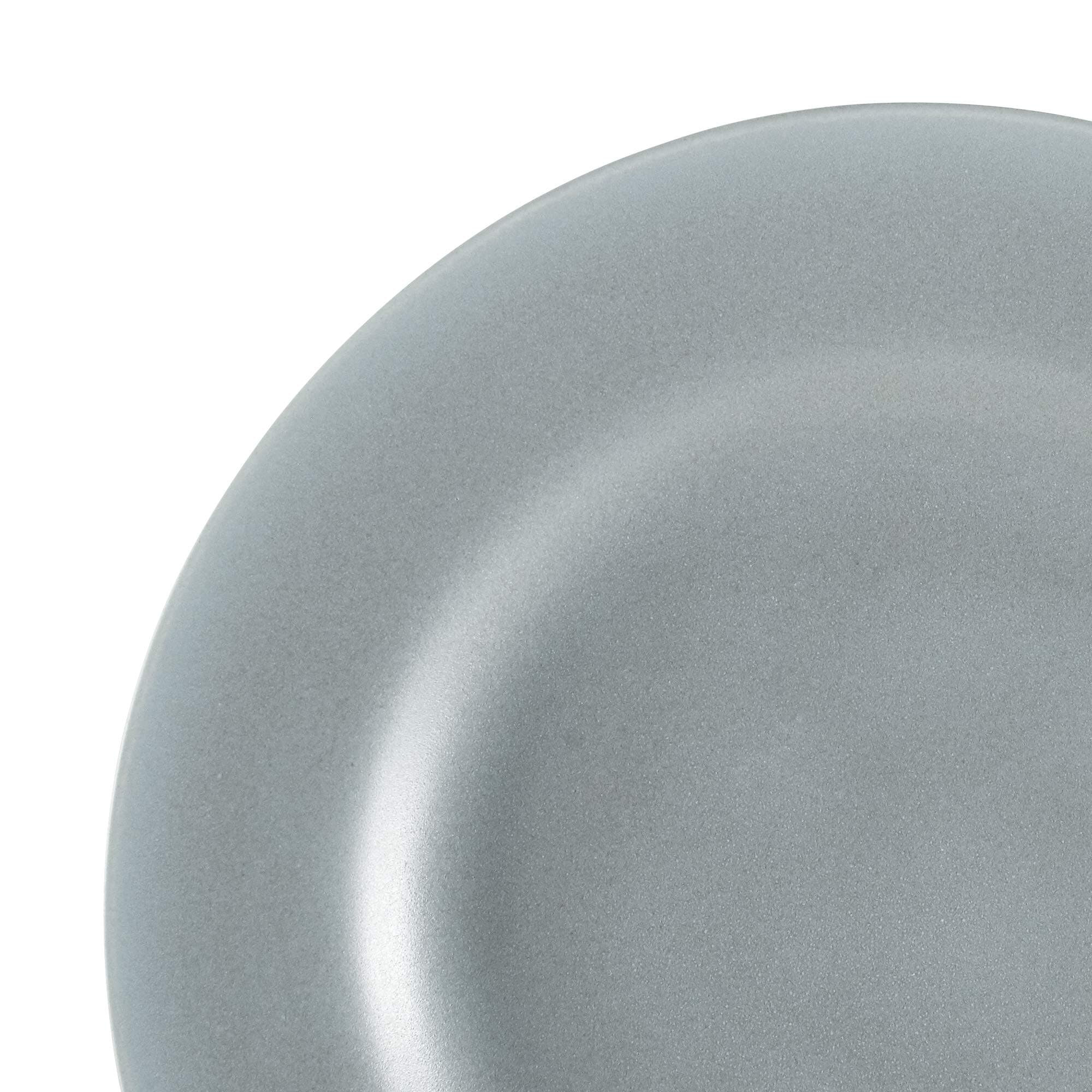 Stone & Beam Corwin Rustic Stoneware 18-Piece Dinnerware Set, Gray-Blue Reactive Glaze