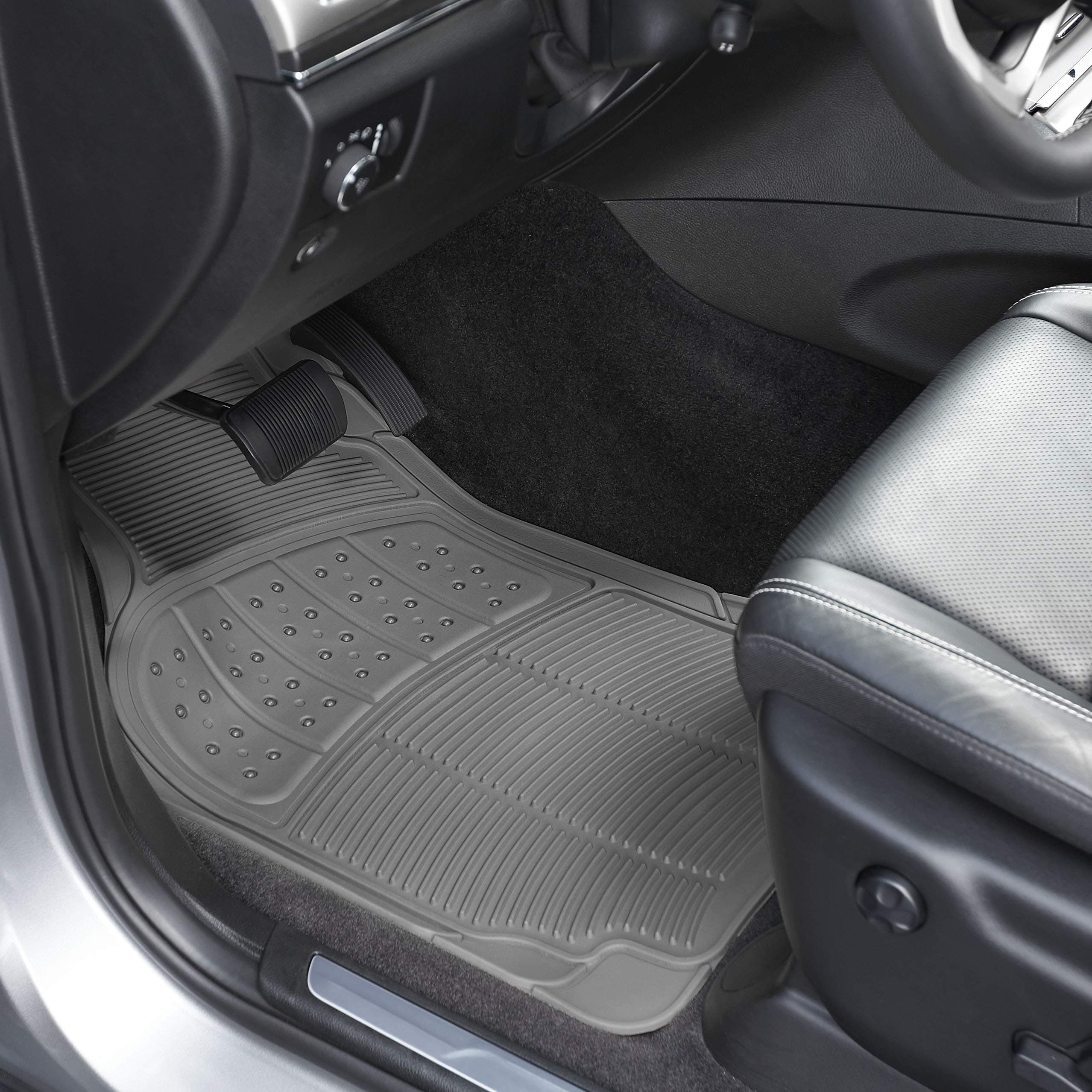 AmazonBasics 3 Piece Rubber Car Floor Mat