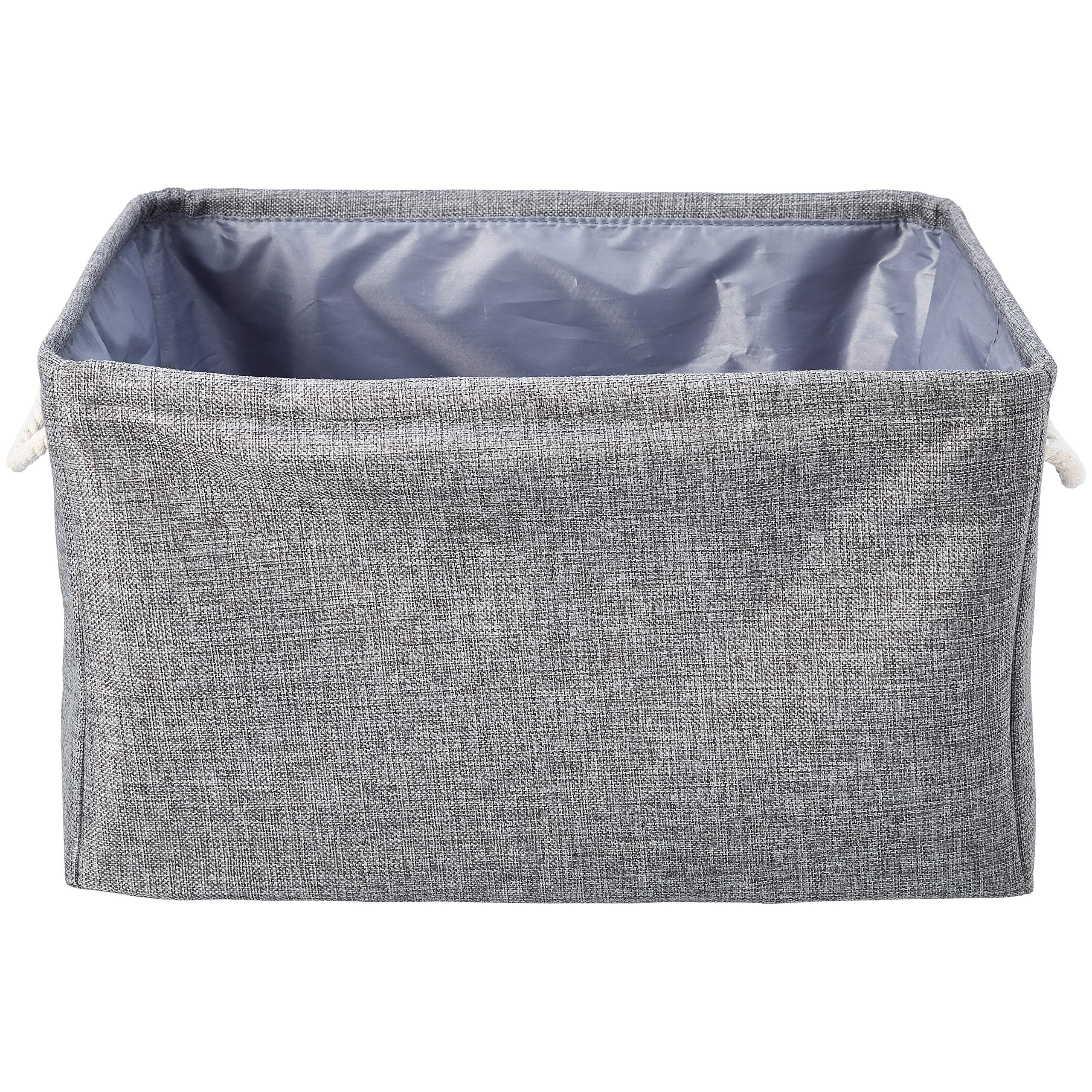 AmazonBasics Fabric Storage Basket with Handles
