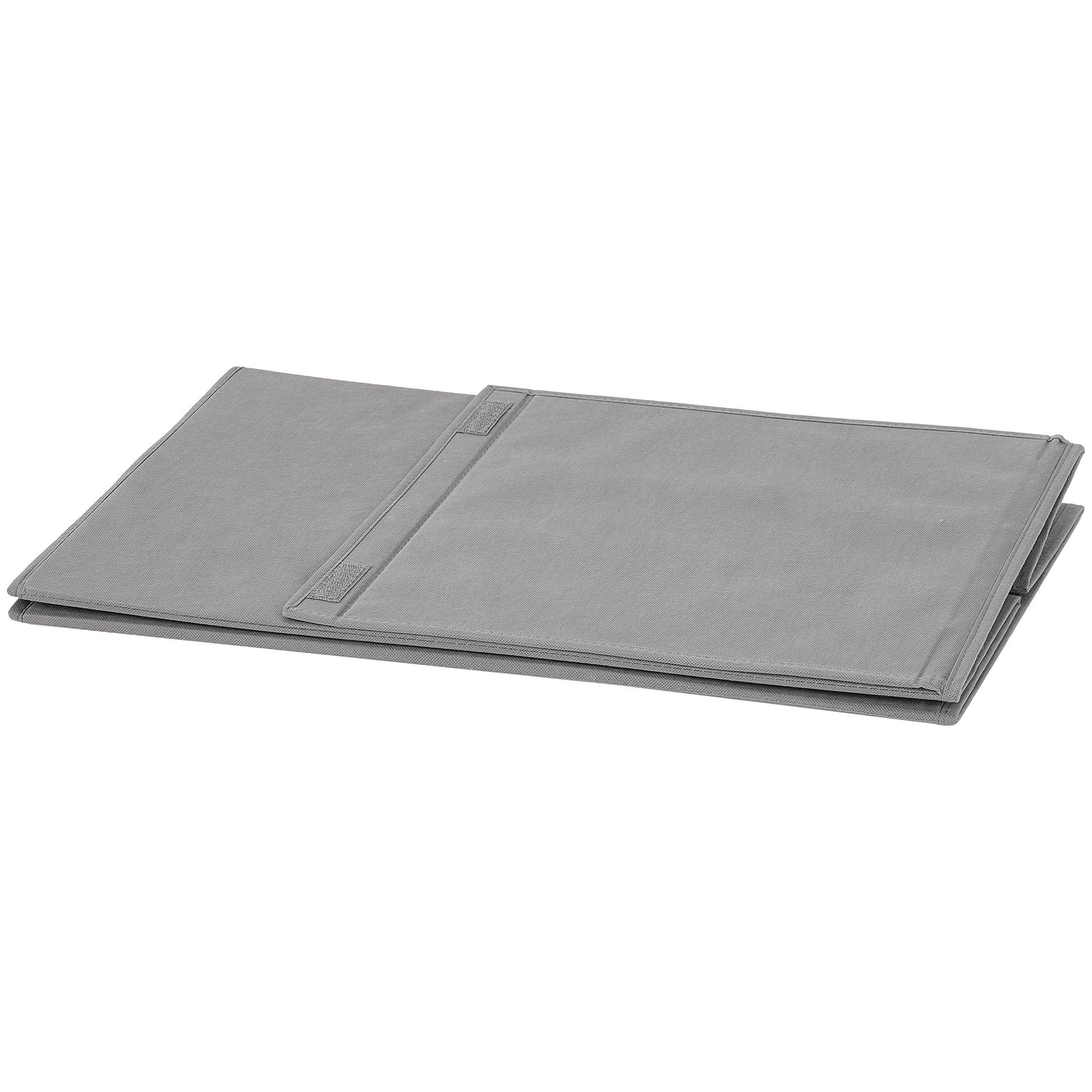 Amazon Brand - Solimo Fabric Foldable Laundry Organiser, Grey