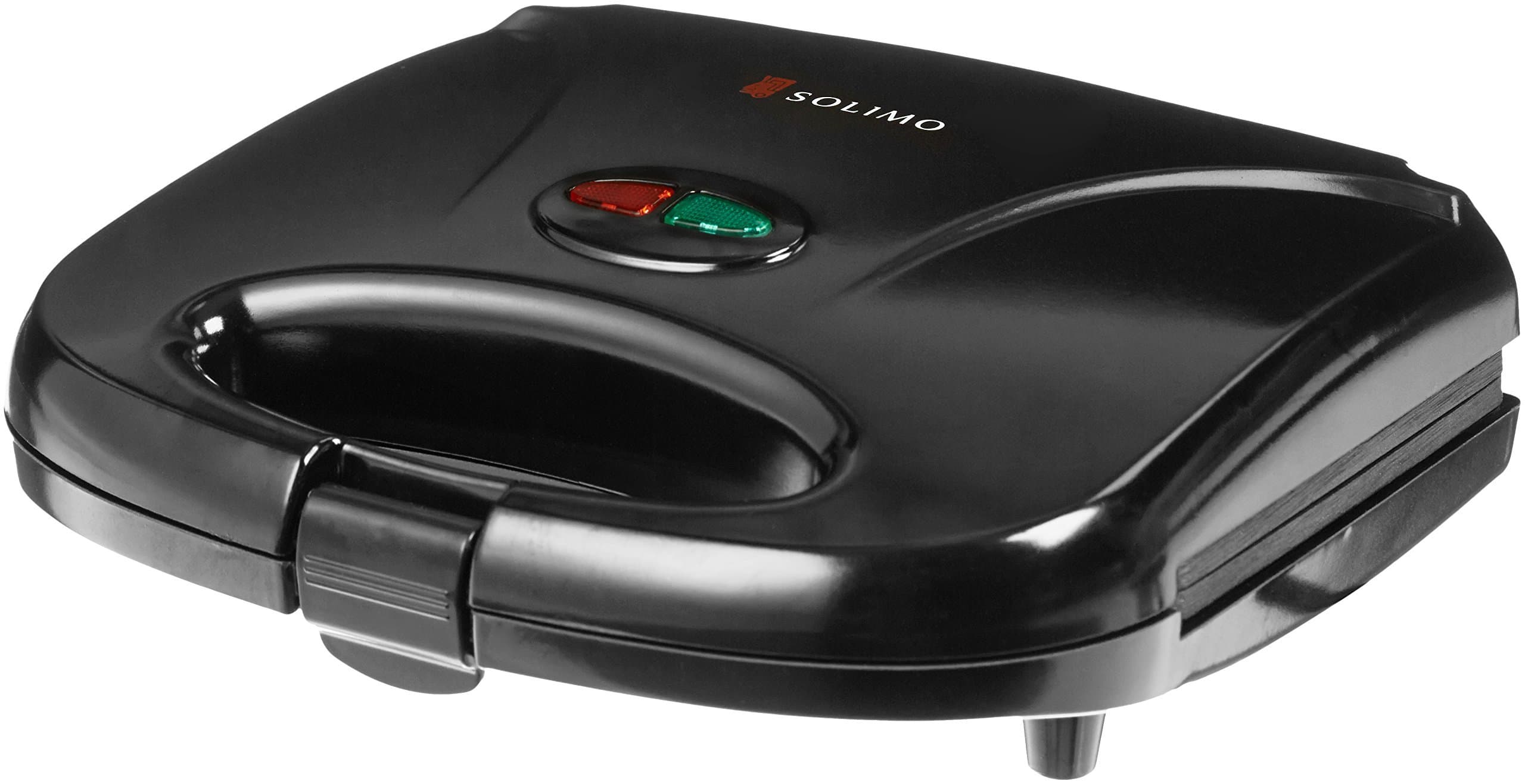 Amazon Brand - Solimo Non-Stick Grill Sandwich Maker (750 watt, Black)