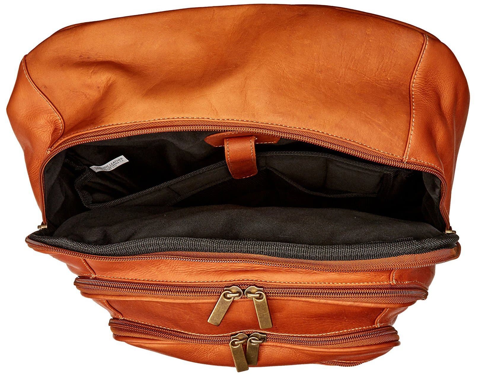 David King Men's Oversized Laptop Backpack, Tan