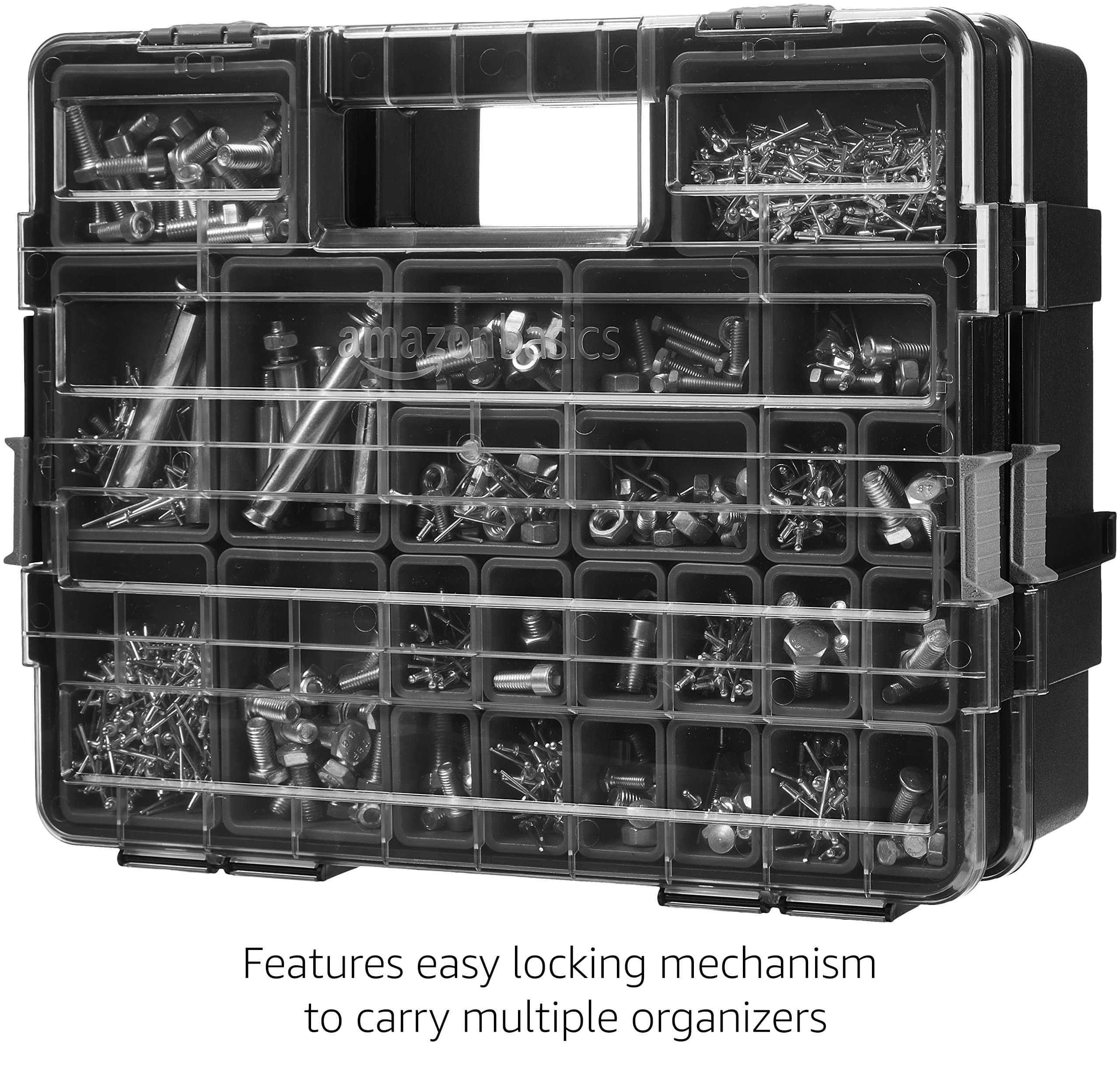 AmazonBasics Tool Organizer - 25 Compartments
