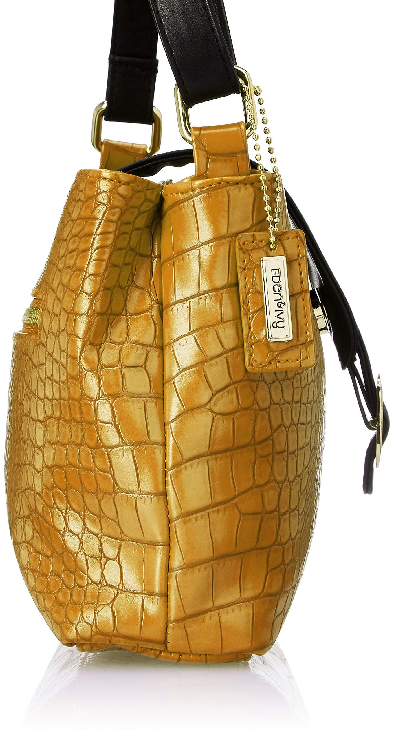 Amazon Brand - Eden & Ivy Women's Sling Bag (Mustard)