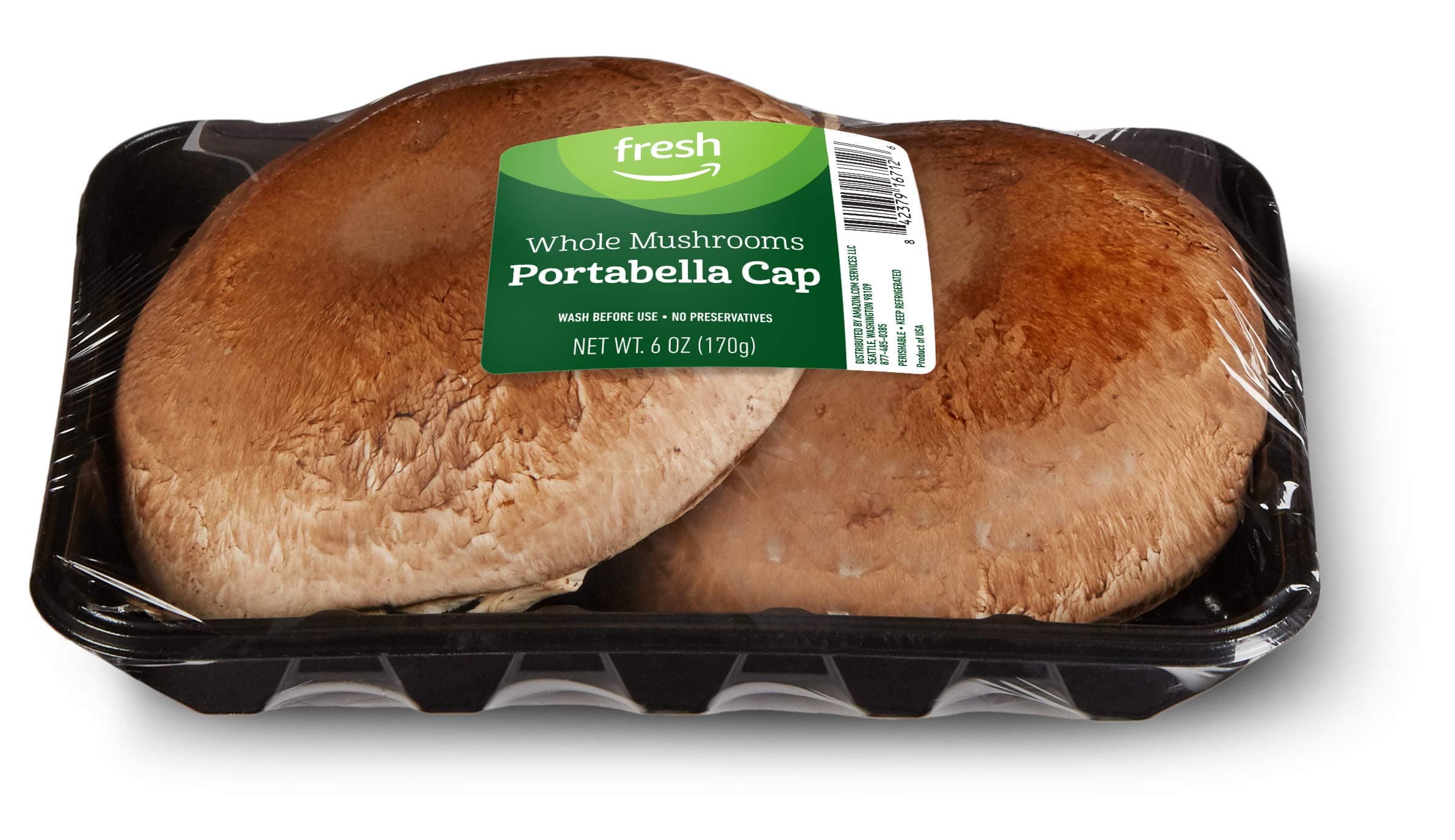 Fresh Brand – Portabella Mushroom Caps, 6 oz