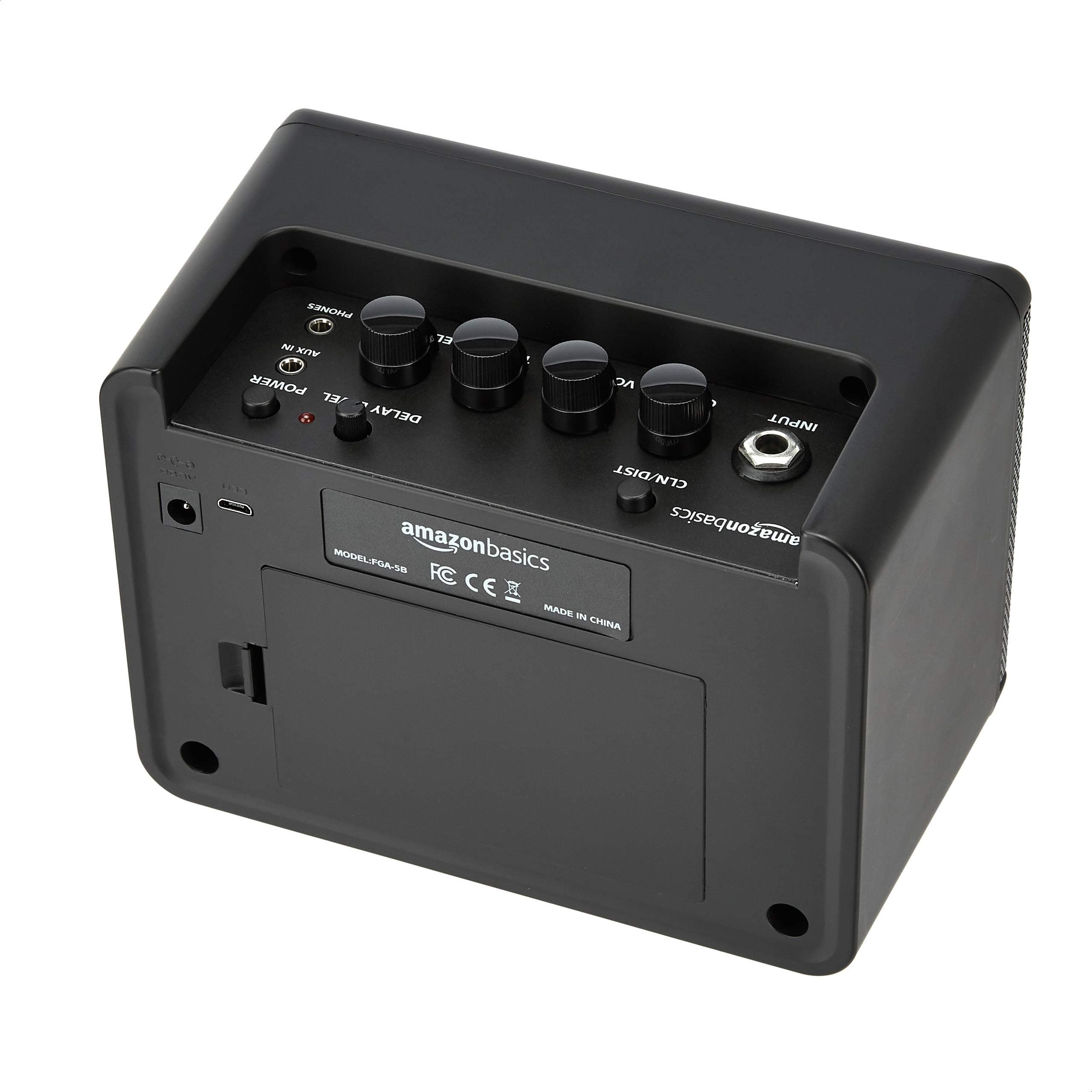 AmazonBasics Mini Guitar Amplifier - 3Watt, 2 Channels, Black