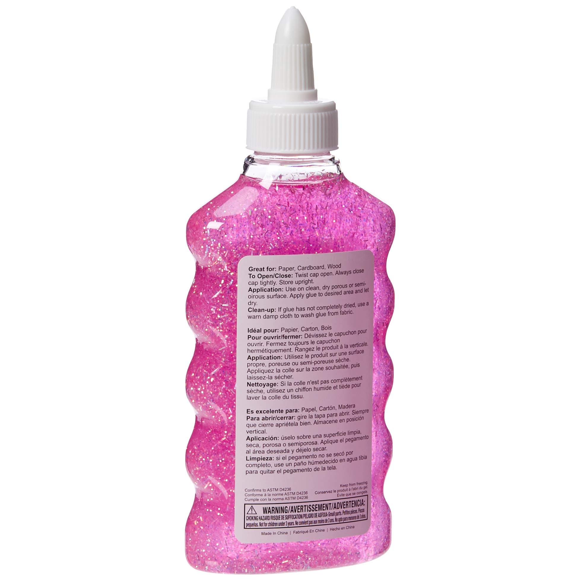 AmazonBasics Liquid Washable Glitter Glue