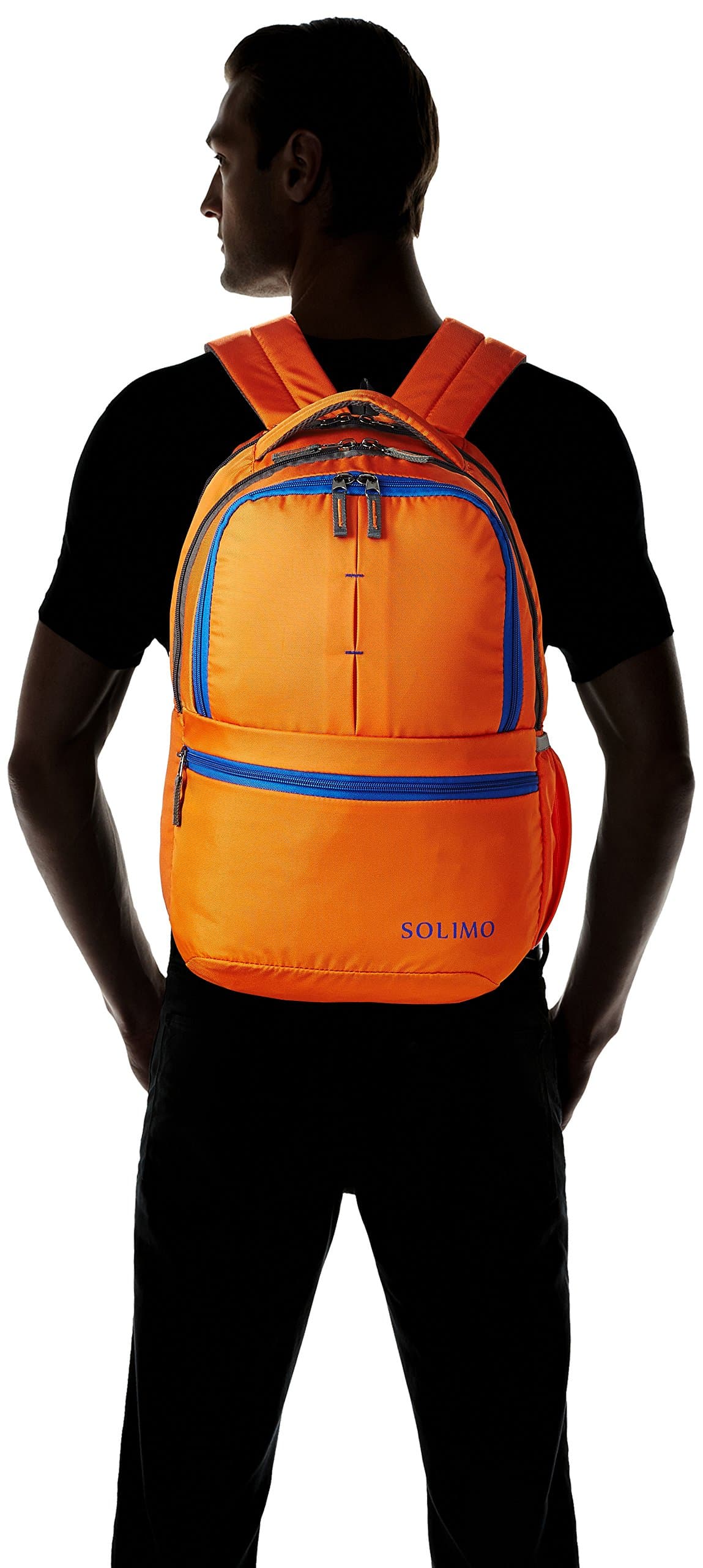 Amazon Brand - Solimo 25 Ltrs Orange Casual Backpack