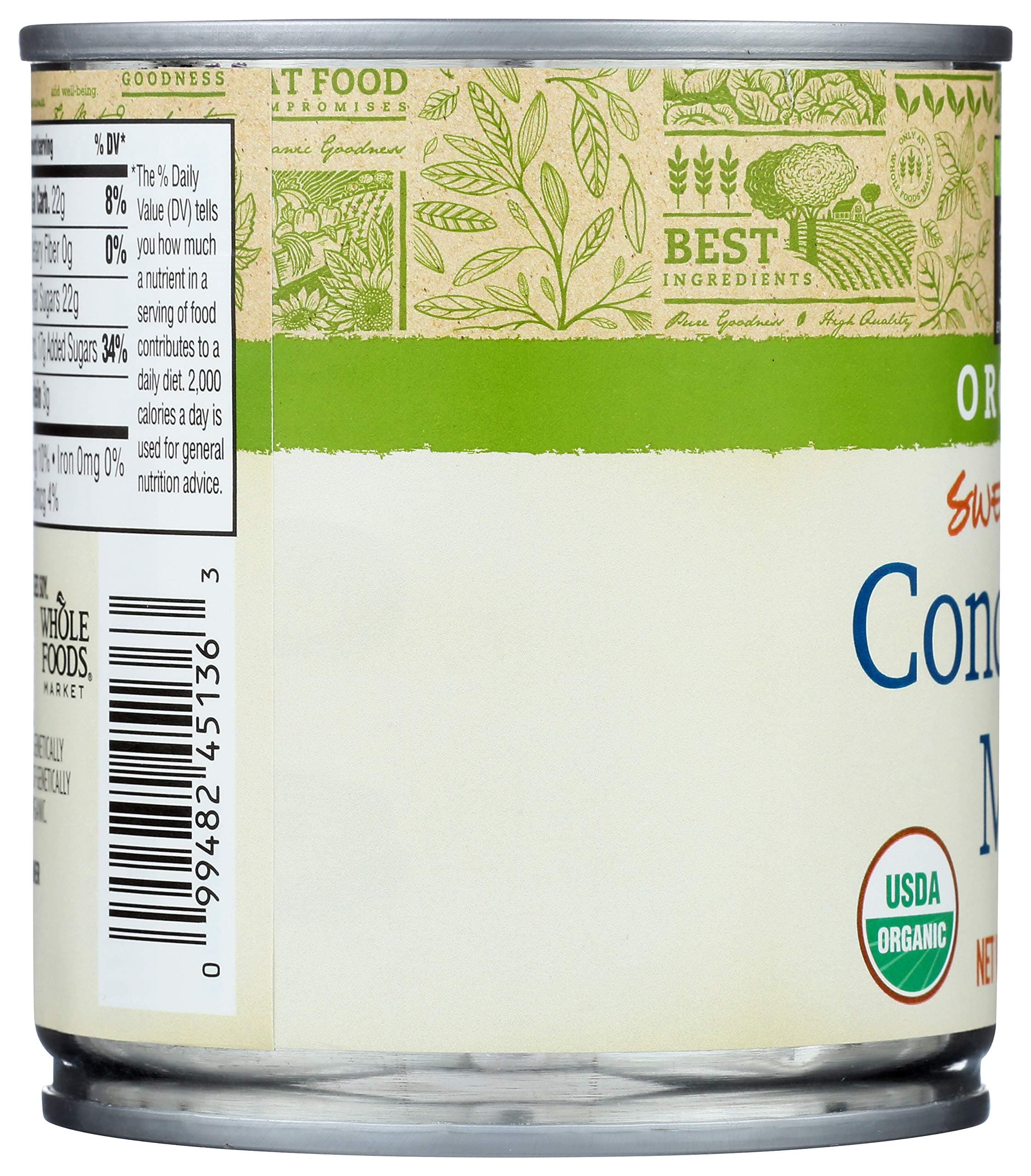 365 Everyday Value, Organic Condensed Milk, Sweetened, 14 oz