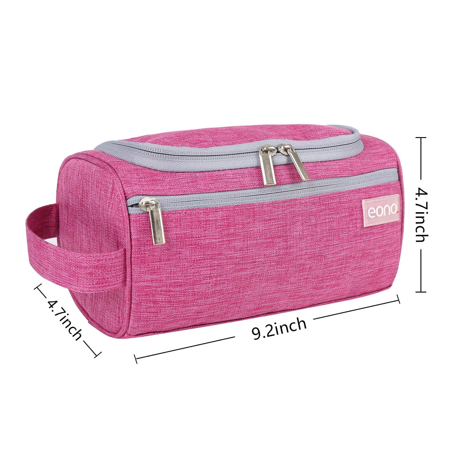 Eono Essentials Hanging Toiletry Bag Wash Bag Shaving Bag Toiletry Bag for Men and Women Red