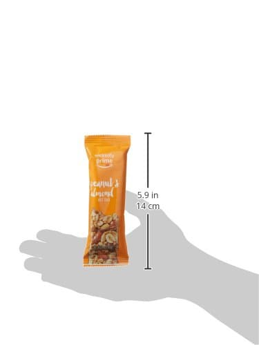 Wickedly Prime Nut Bar, Peanut & Almond, Gluten Free, Kosher, 1.4 Ounce (Pack of 5)