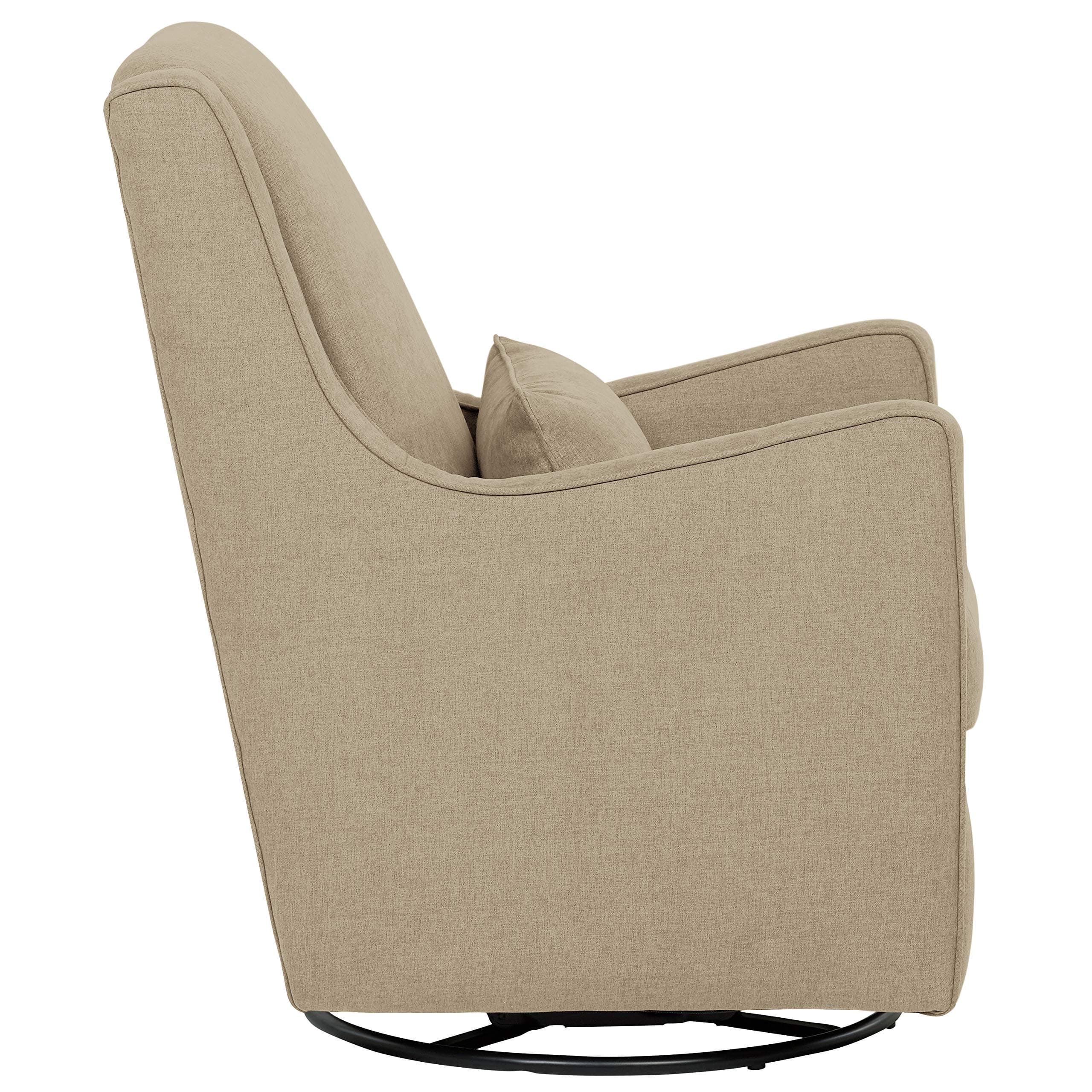 Amazon Brand – Stone & Beam Nevaeh Contemporary Swivel Chair, Fabric, 31"W