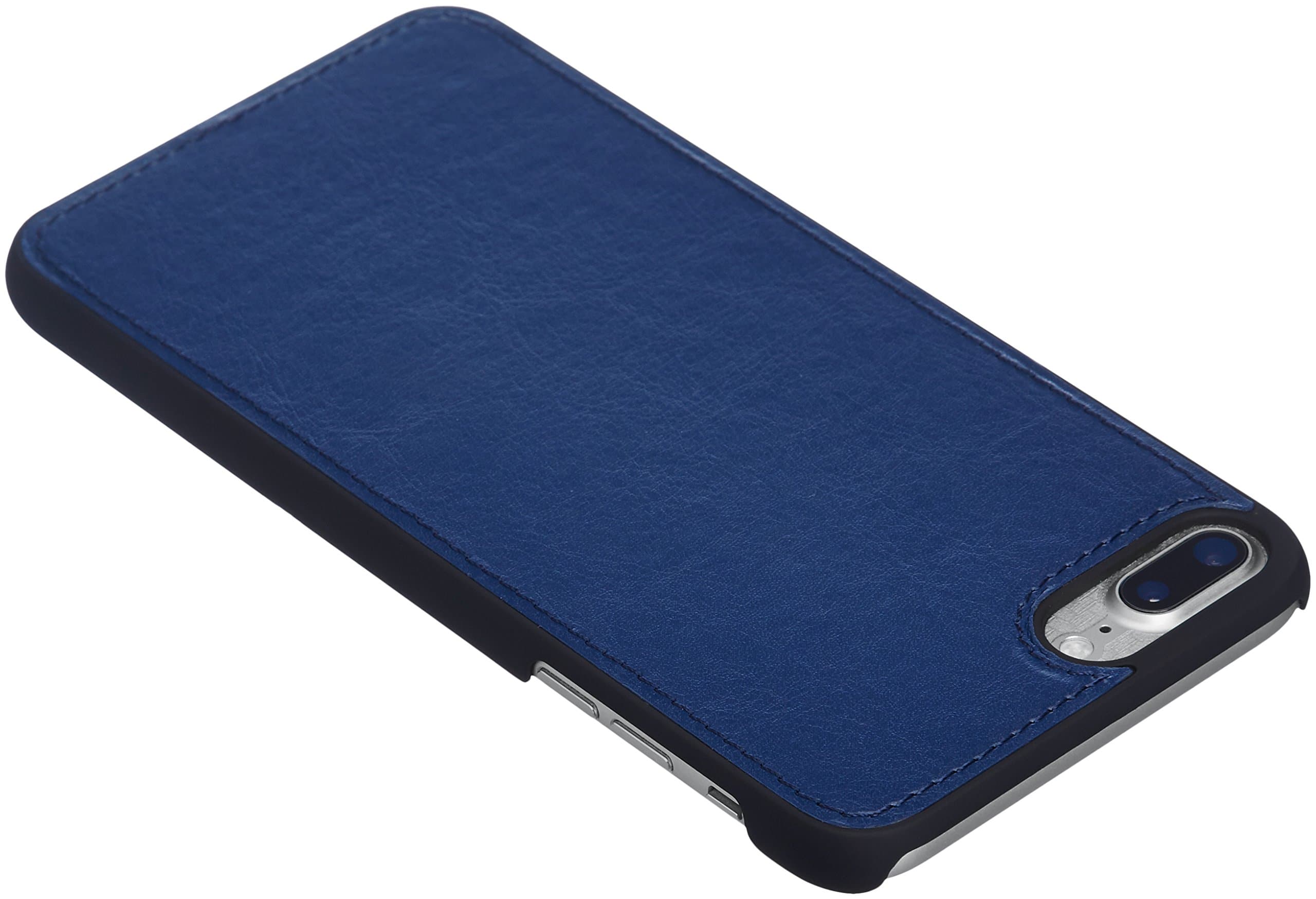 AmazonBasics iPhone 8 Plus / 7 Plus PU Leather Wallet Detachable Case