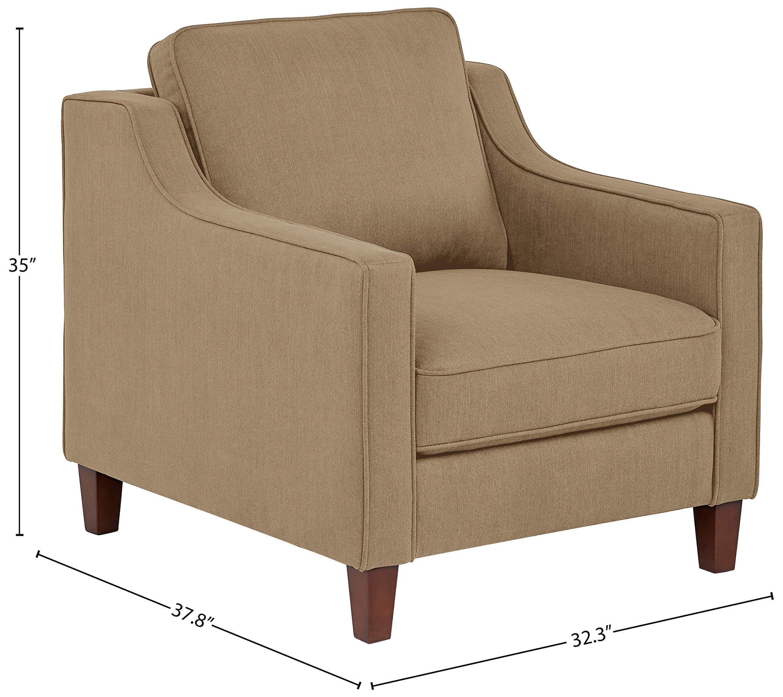 Amazon Brand – Stone & Beam Blaine Modern Upholstered Living Room Accent Chair, 32.3"W