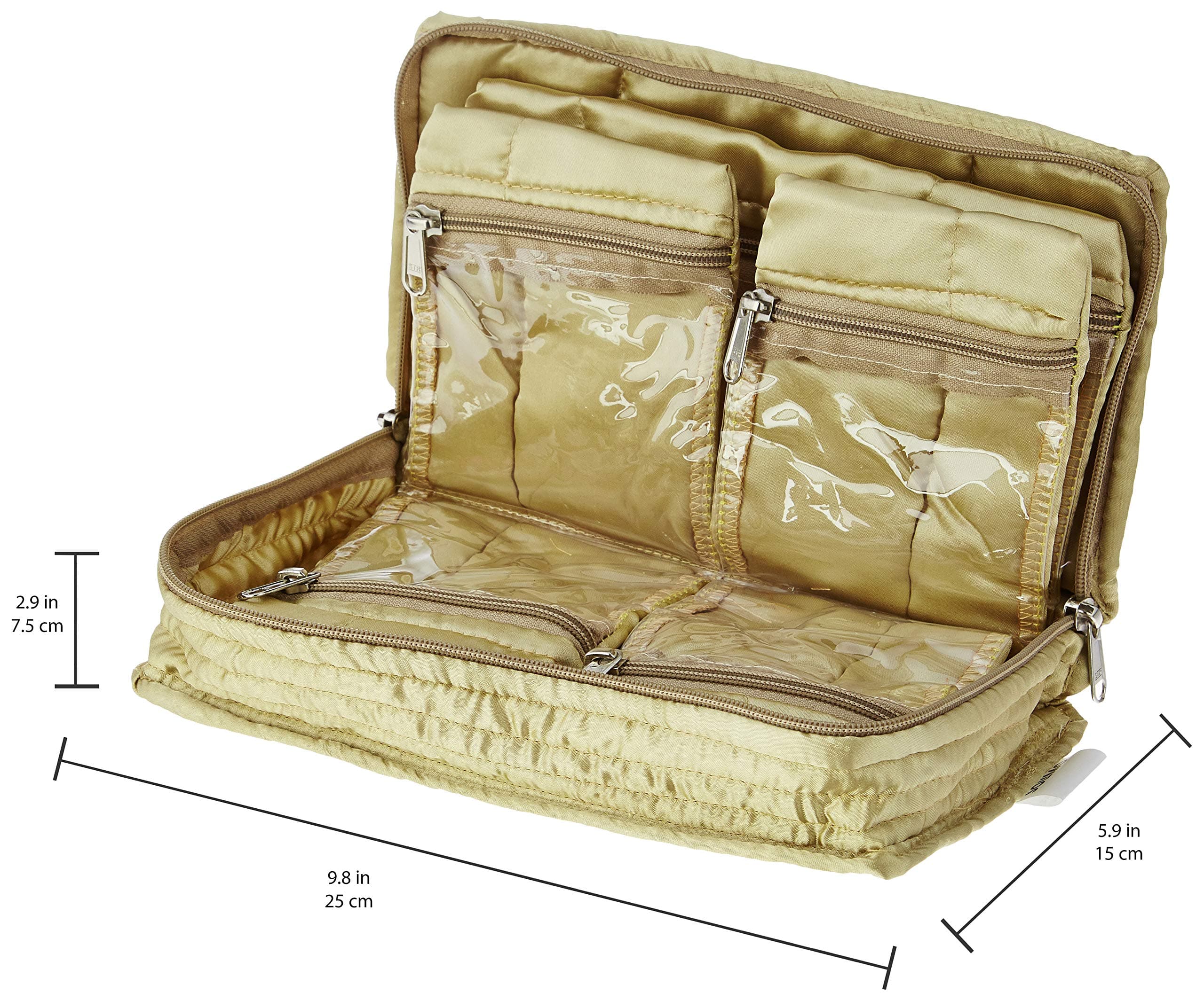Amazon Brand - Solimo Satin Jewellery cum Makeup Kit