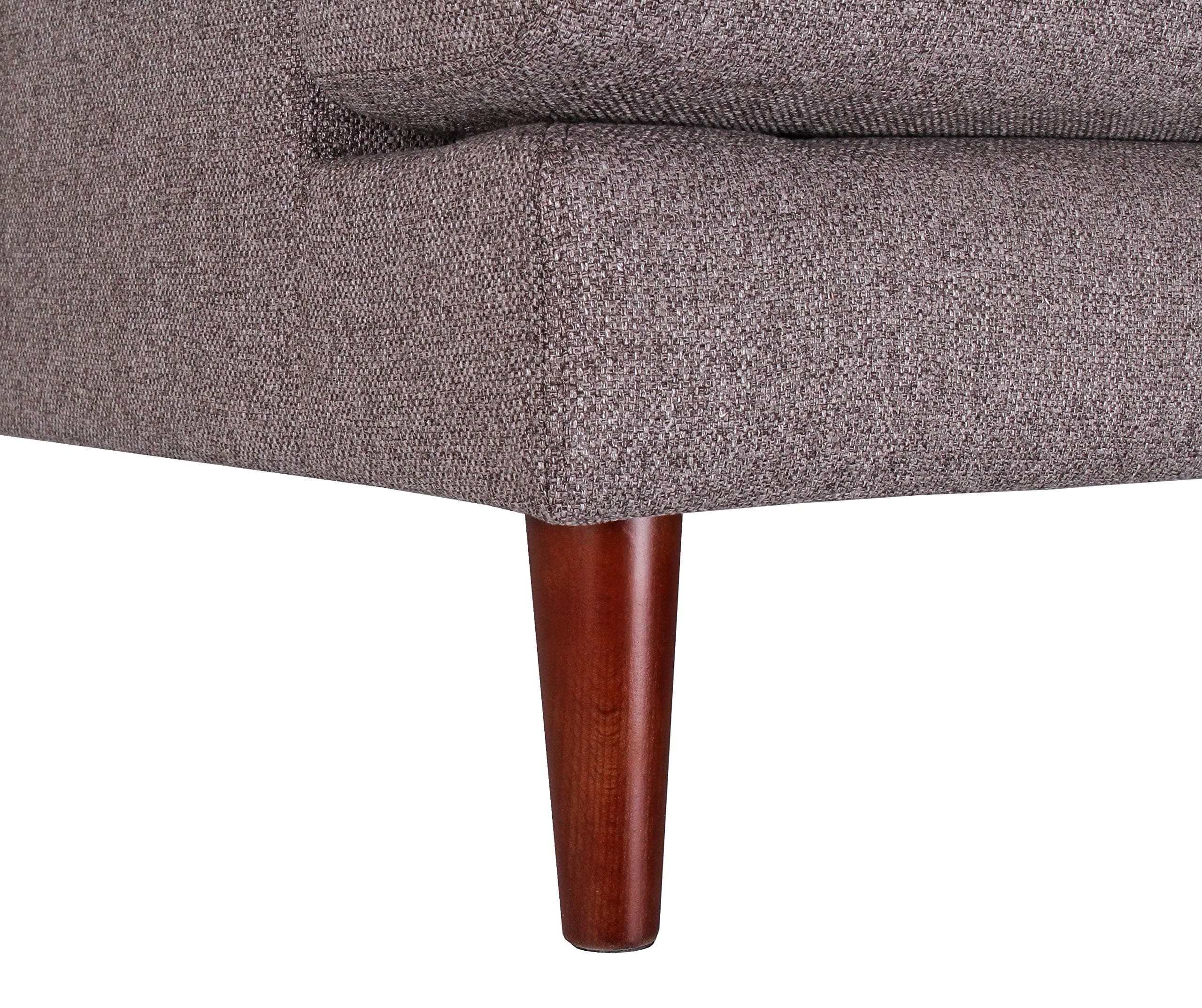 Amazon Brand – Rivet Canton Deep Mid-Century Modern Loveseat Sofa Couch, 76.7"W