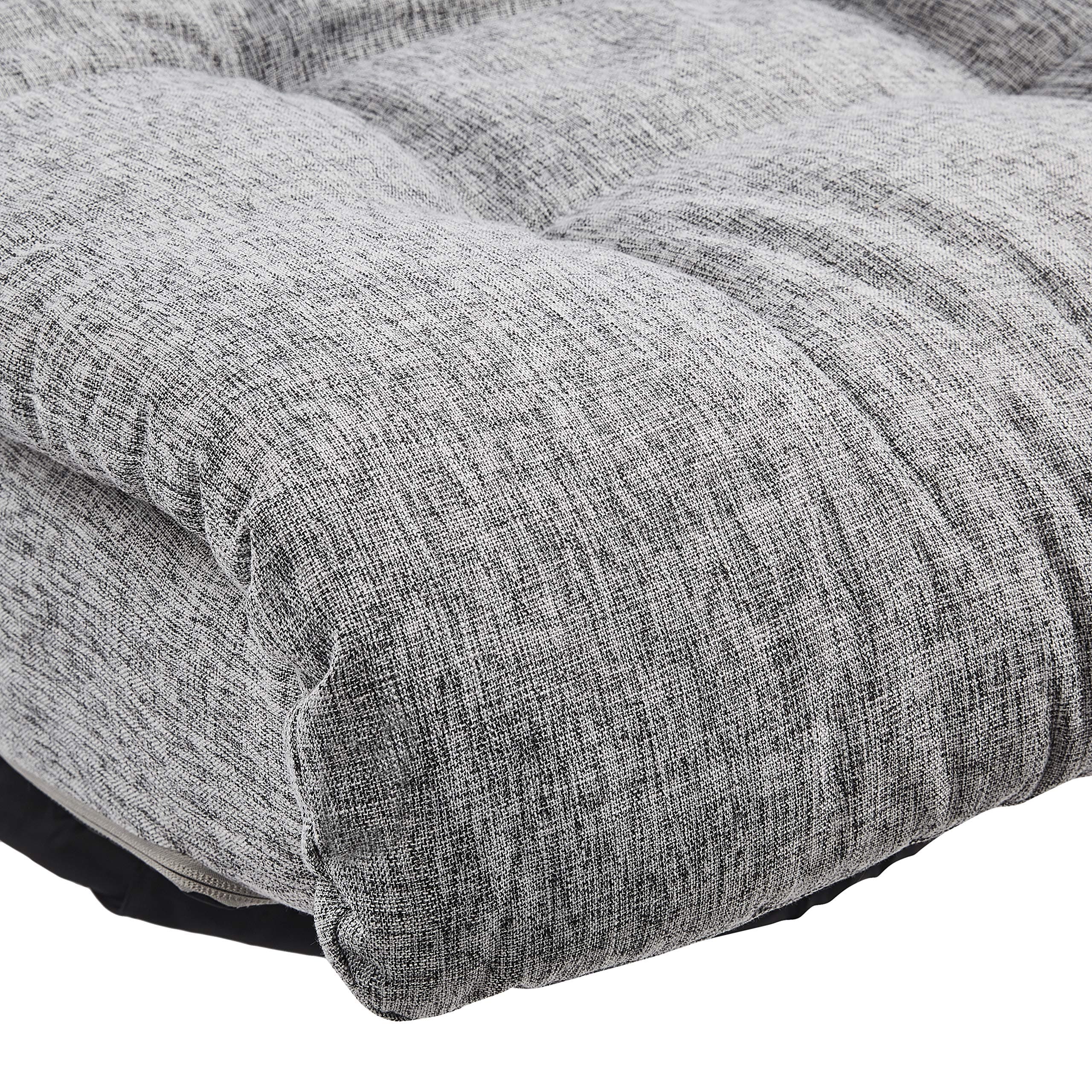 Amazonbasics Swivel Foam Lounge Chair - with Headrest, Adjustable