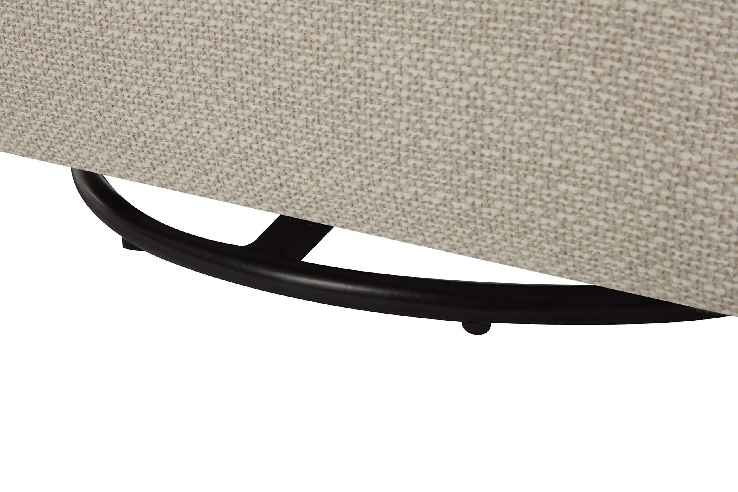 Amazon Brand – Rivet Rione Modern Upholstered Swivel Chair with Rounded Back, 30.3"W