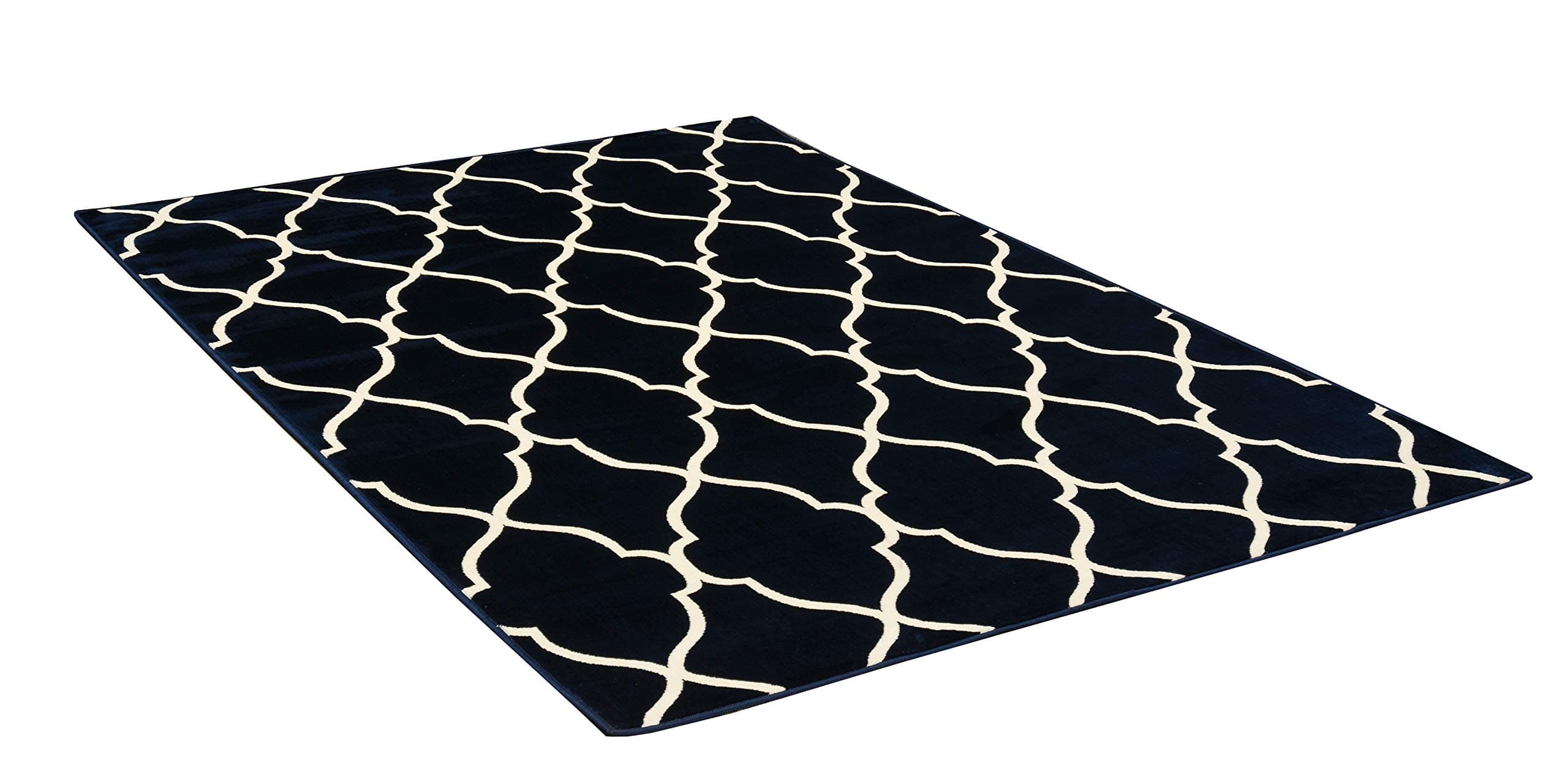 Ravenna Home Baron Rug, 8'W x 10'L, Fine Lattice Design