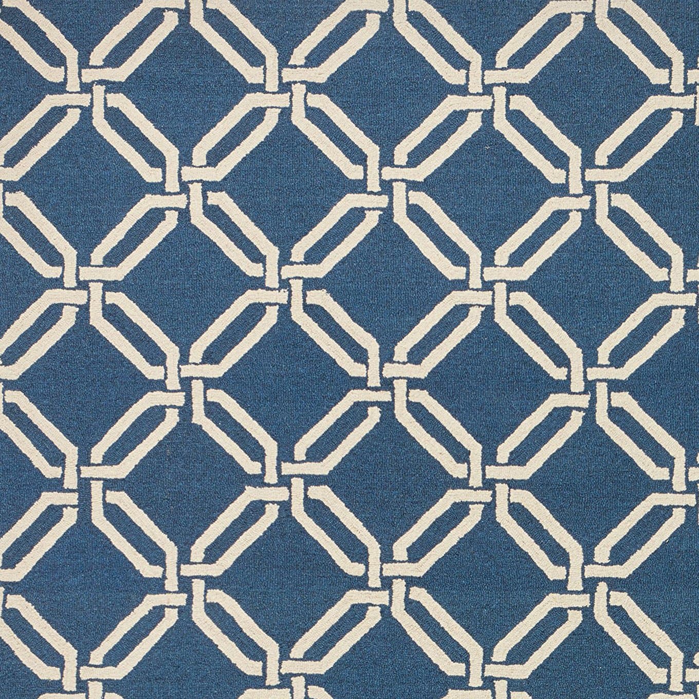 Amazon Brand – Stone & Beam Contemporary Interlocking Rings Wool Area Rug, 3' 9" x 5' 9"