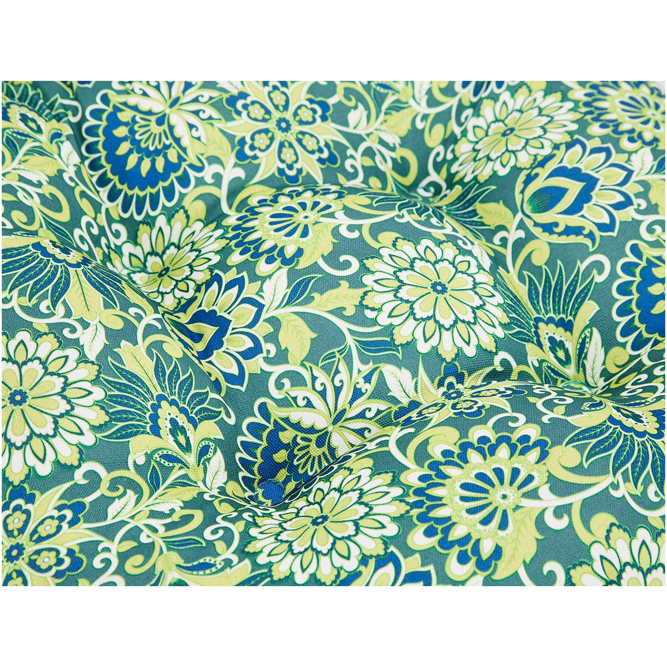 Amazon Basics Tufted Outdoor Square Seat Patio Cushion - Pack of 2