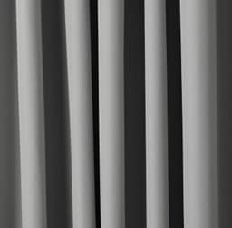 AmazonBasics Room Darkening Blackout Window Curtains with Tie Backs Set, 52" x 63"