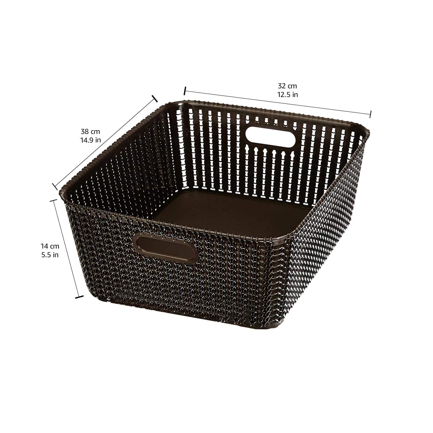 Amazon Brand - Solimo 4 Piece Storage Basket Set