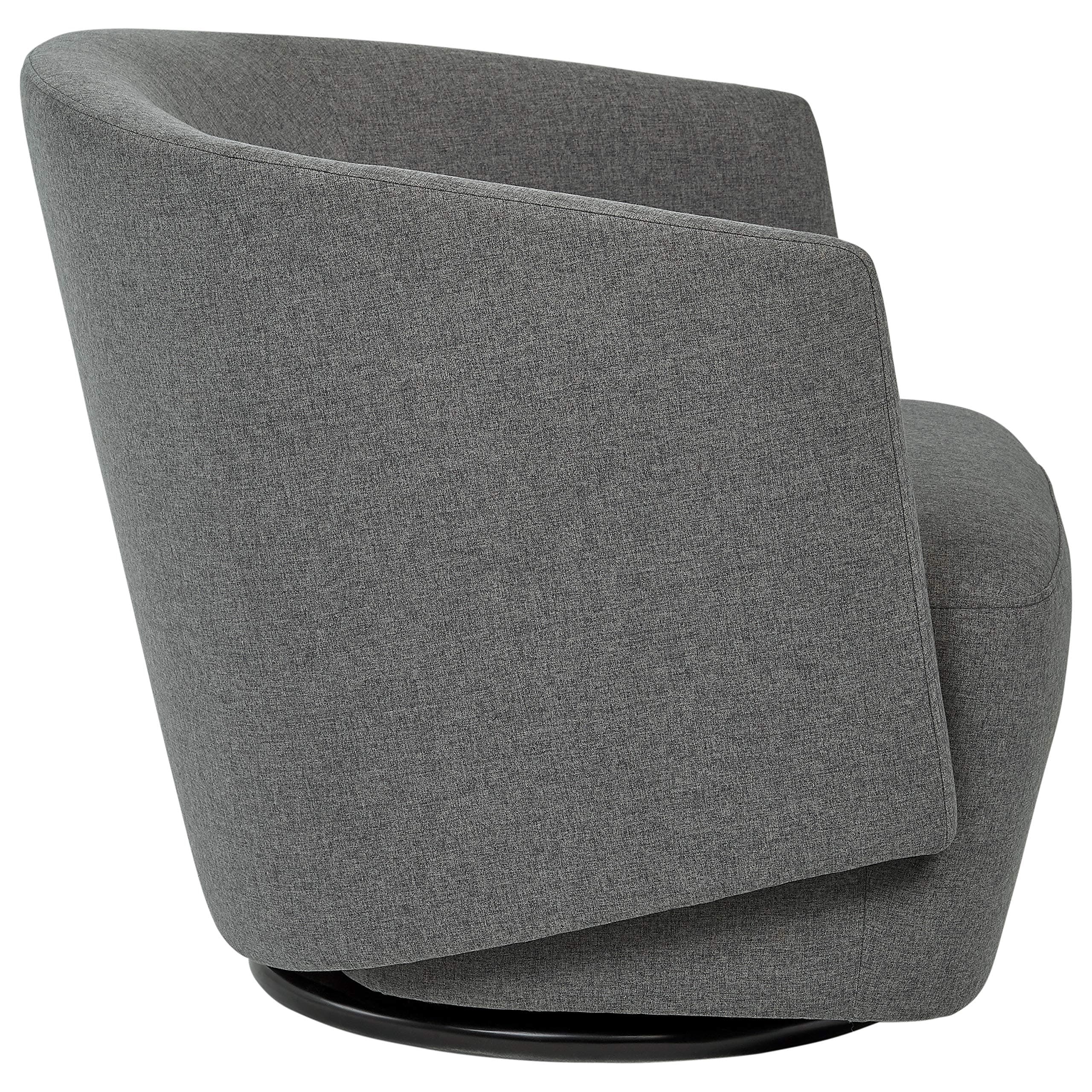 Amazon Brand – Rivet Coen Contemporary Modern Upholstered Accent Swivel Chair, 30"W