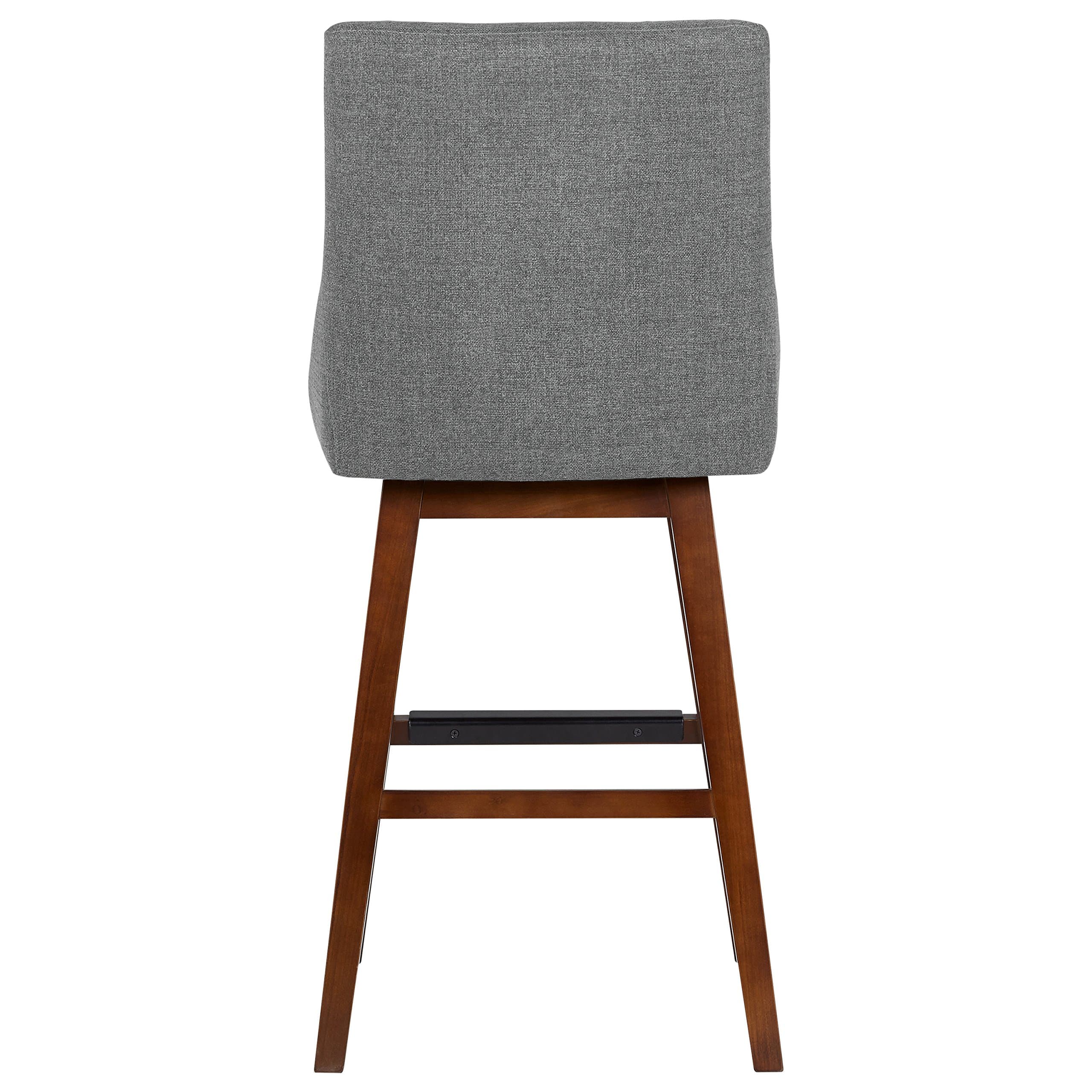 Amazon Brand – Stone & Beam Alaina Contemporary High-Back Swivel Seat Bar Stool, 43"H