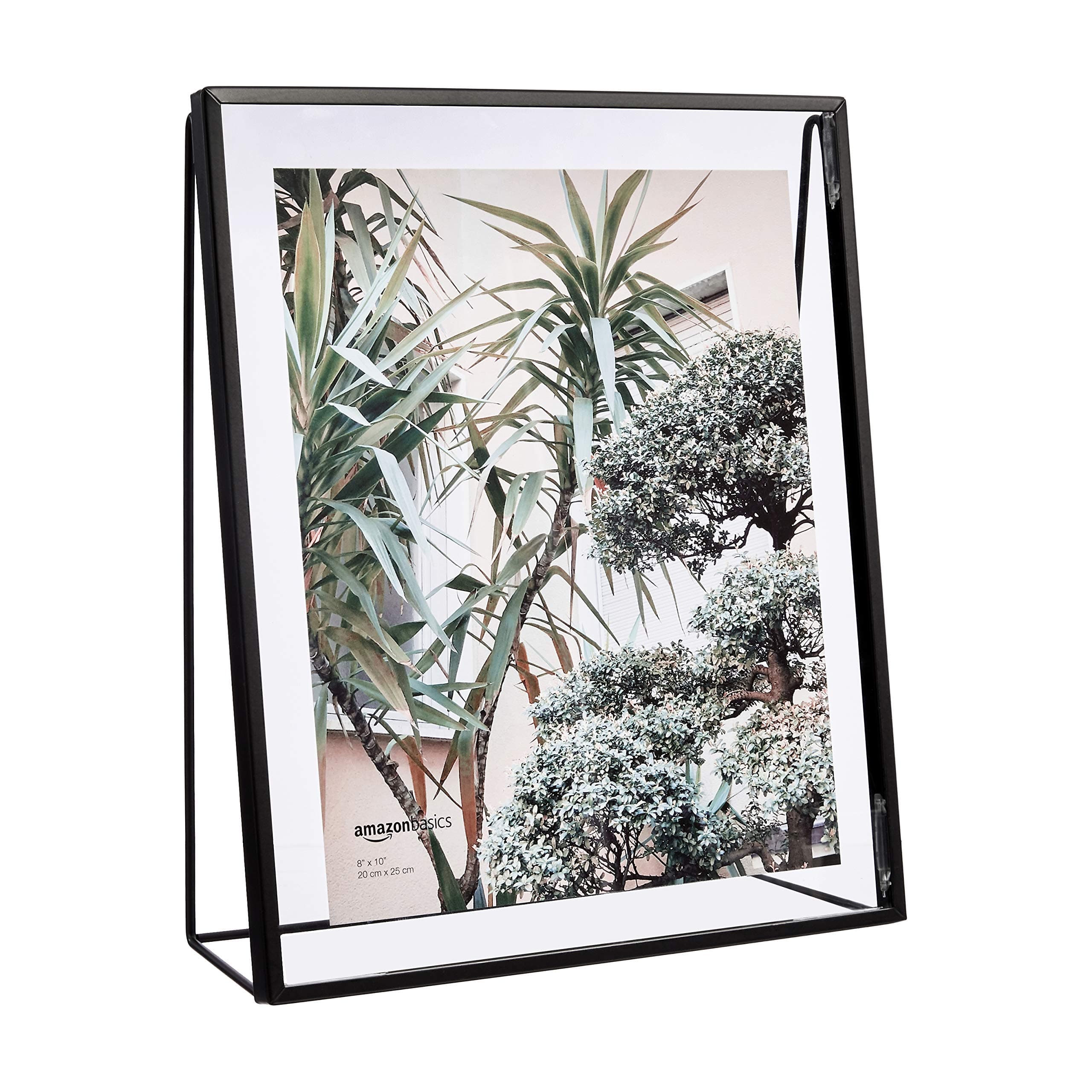 AmazonBasics Wedge Floating Photo Frame for 8 x 10 Inch Photos - Slim Frame