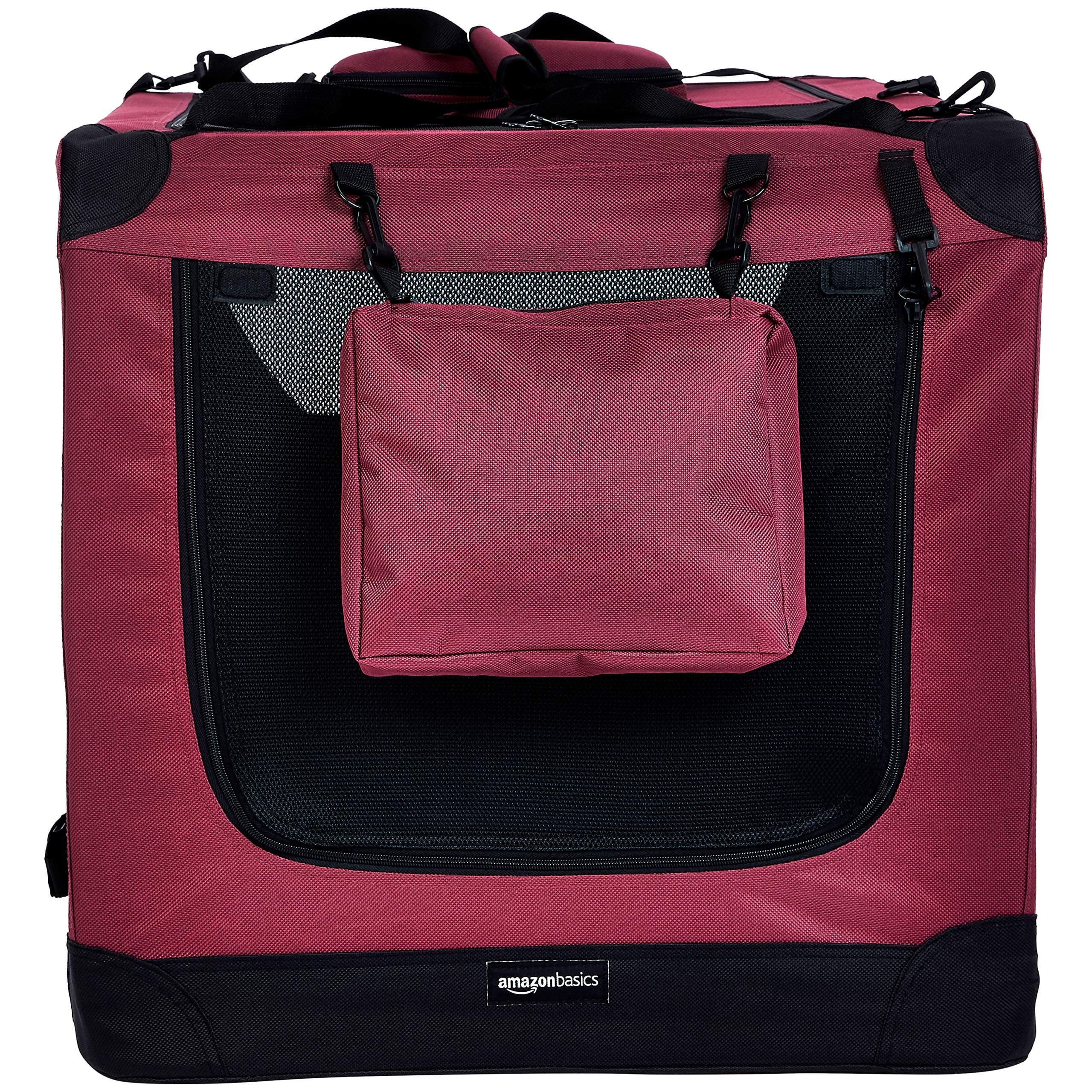 AmazonBasics Premium Folding Portable Soft Pet Dog Crate Carrier Kennel - 36 x 24 x 24 Inches
