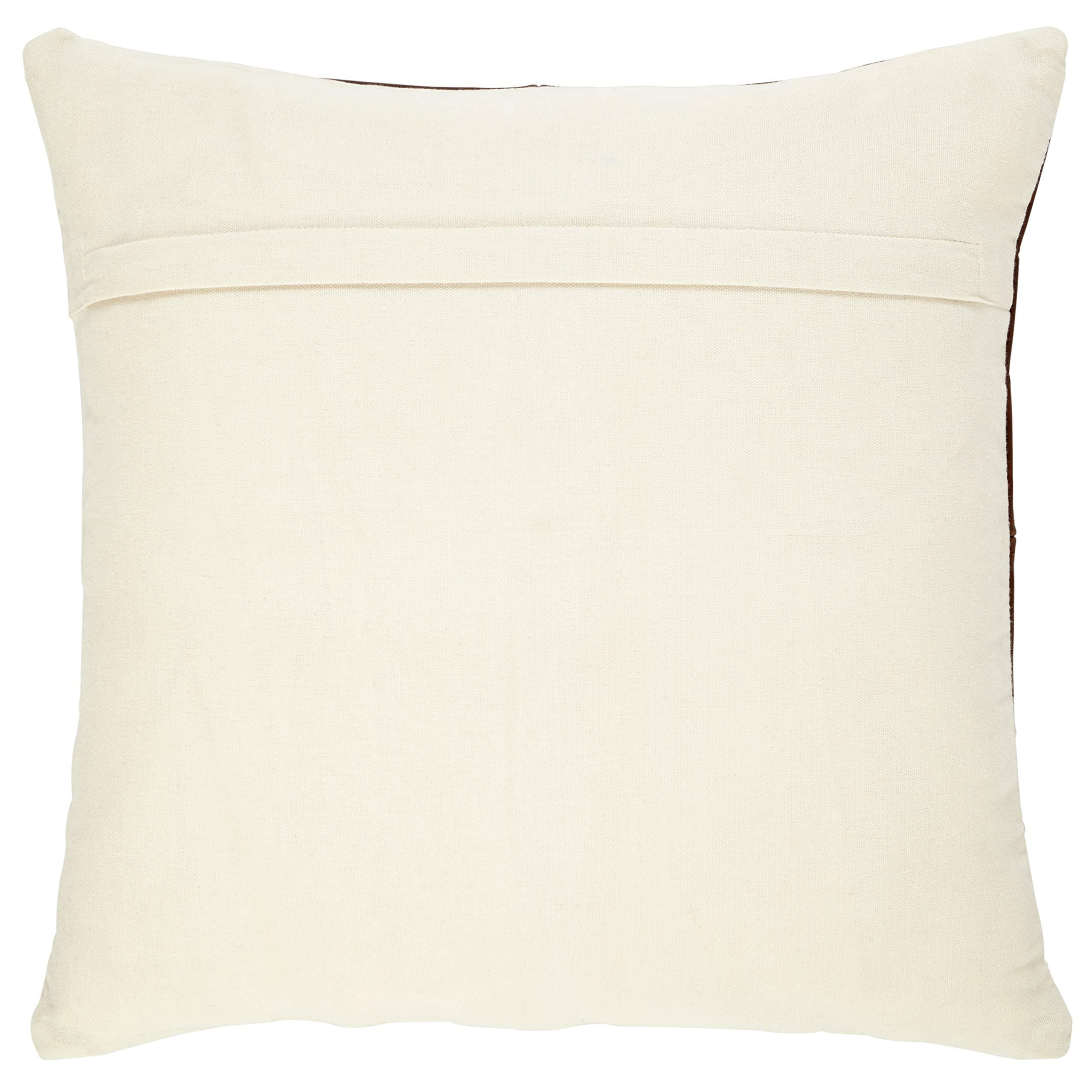 Amazon Brand – Stone & Beam Classic Leather Throw Pillow - 18 x 18 Inch