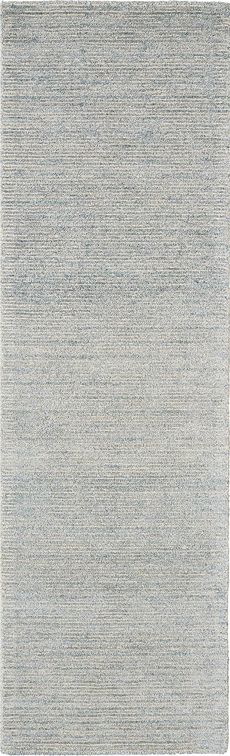 Amazon Brand – Rivet Contemporary Striated Jute Runner Rug, 7' 6" x 2' 3"
