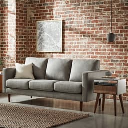 Amazon Brand – Rivet Revolve Modern Upholstered Sofa Couch, 80"W