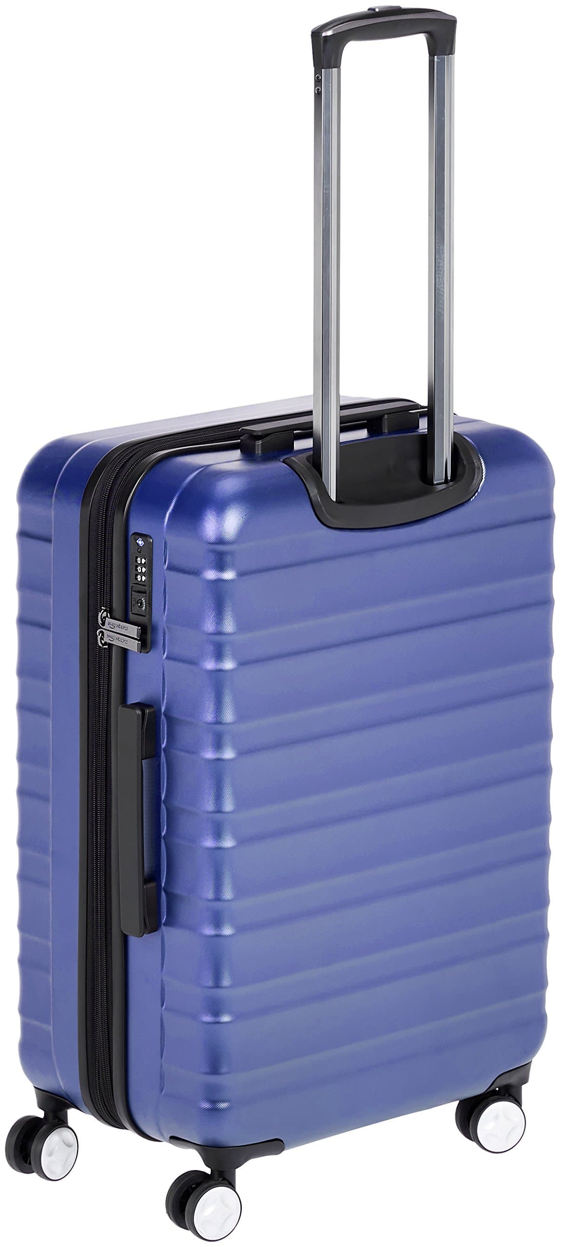 AmazonBasics Premium Hardside Spinner Luggage with Built-In TSA Lock - 3-Piece Set (21", 26", 30")